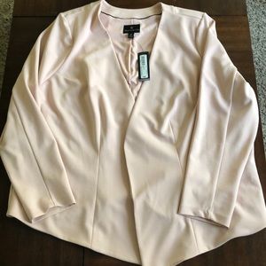 Worthington blush pink blazer sz 2x NWT